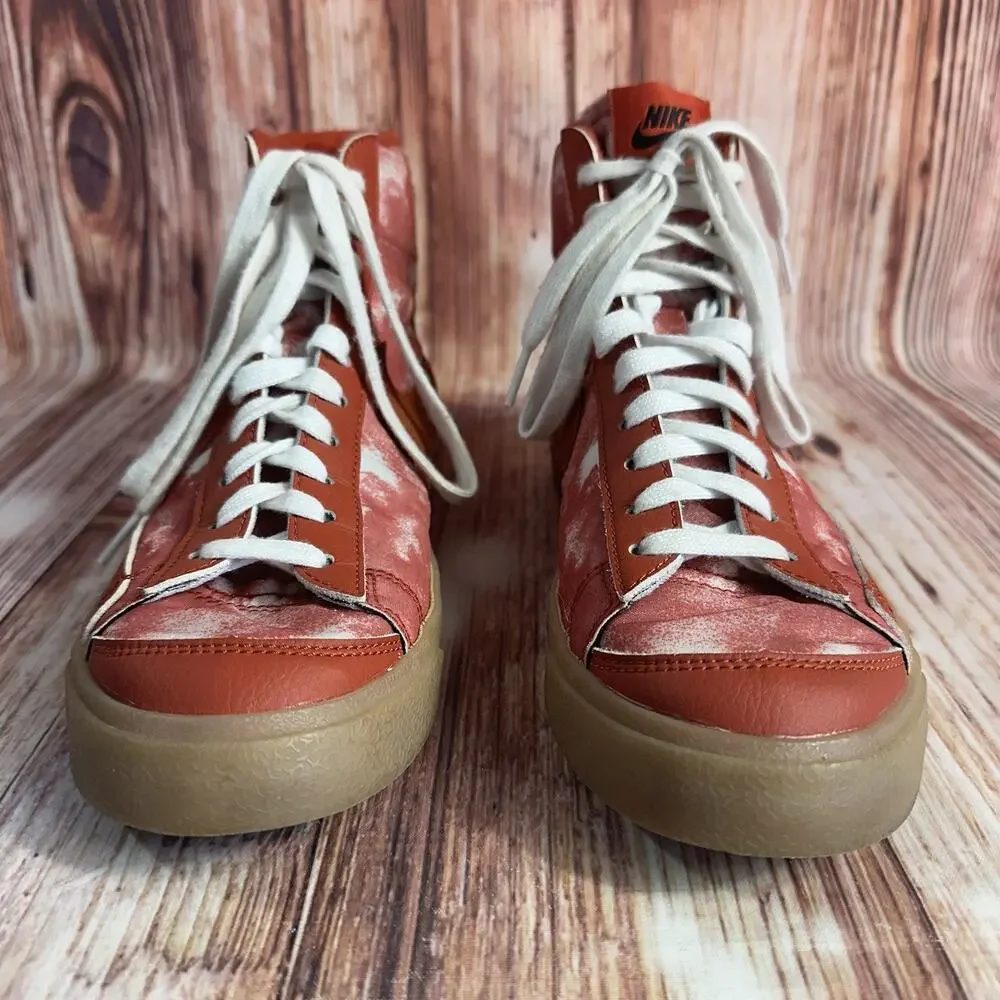 Nike BLAZER Mid 77 Cozi By You Mens Size 7 Red High Top Sneakers Shoes Boys Kids